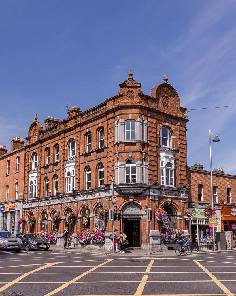 Bohemian Pub exterior on Phibsborough Road on a bright summer day