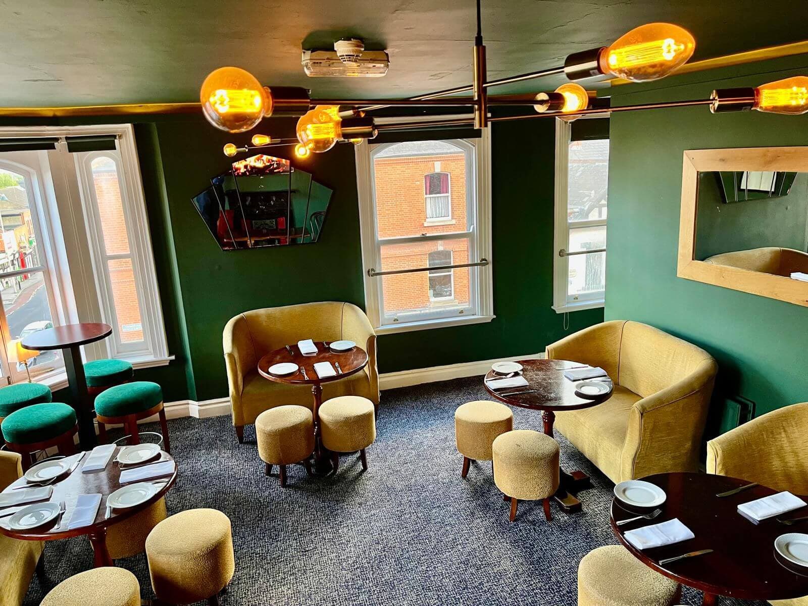 The Green Room private function space at the top of Bohemian Pub, Phibsborough
